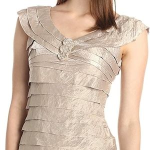 NWT Gold / Beige Dress - Great for weddings!